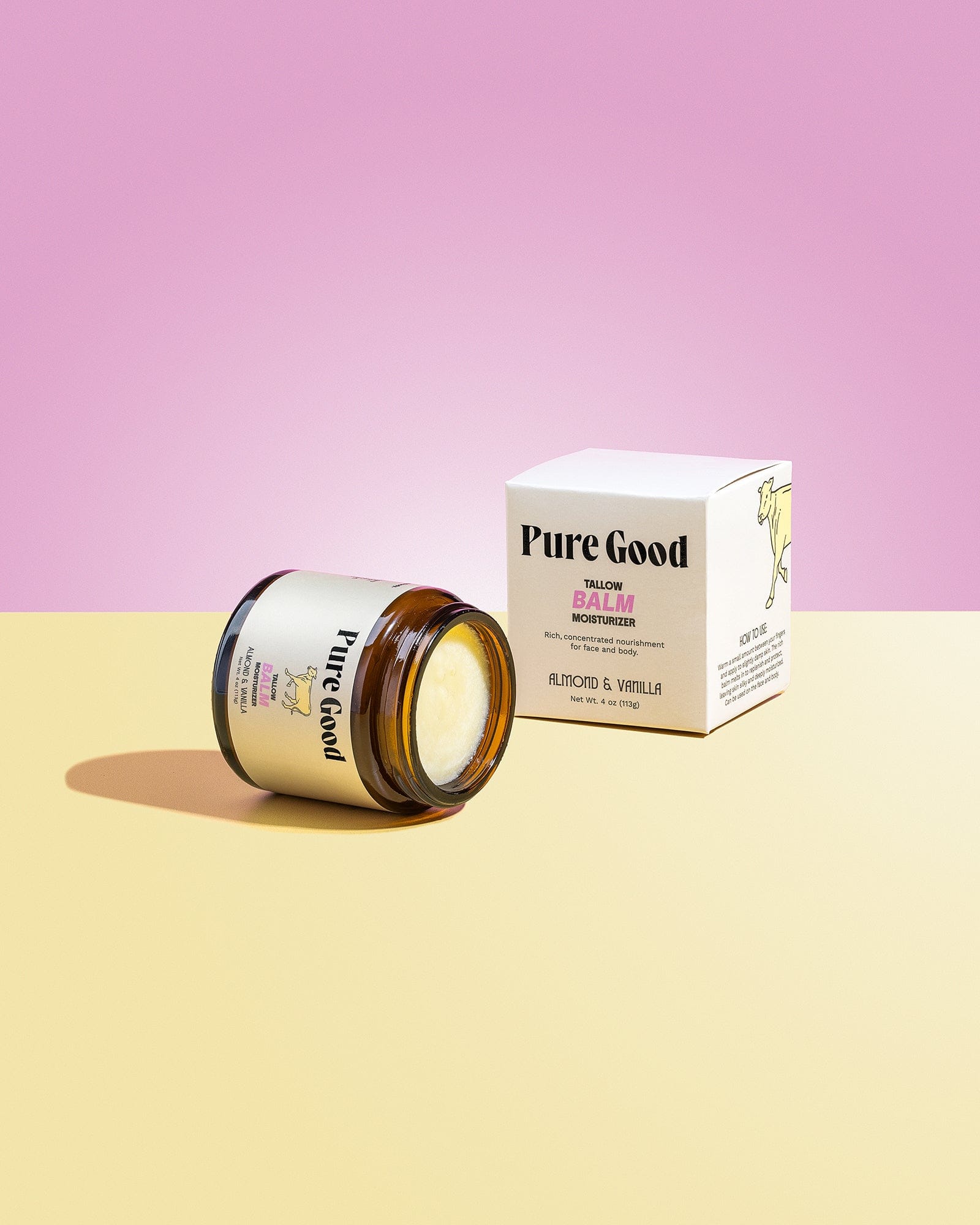 Pure Good LLC Whipped Tallow Balm Almond + Vanilla Tallow Balm