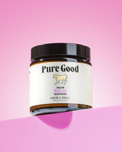 Pure Good LLC Whipped Tallow Balm Almond + Vanilla Tallow Balm