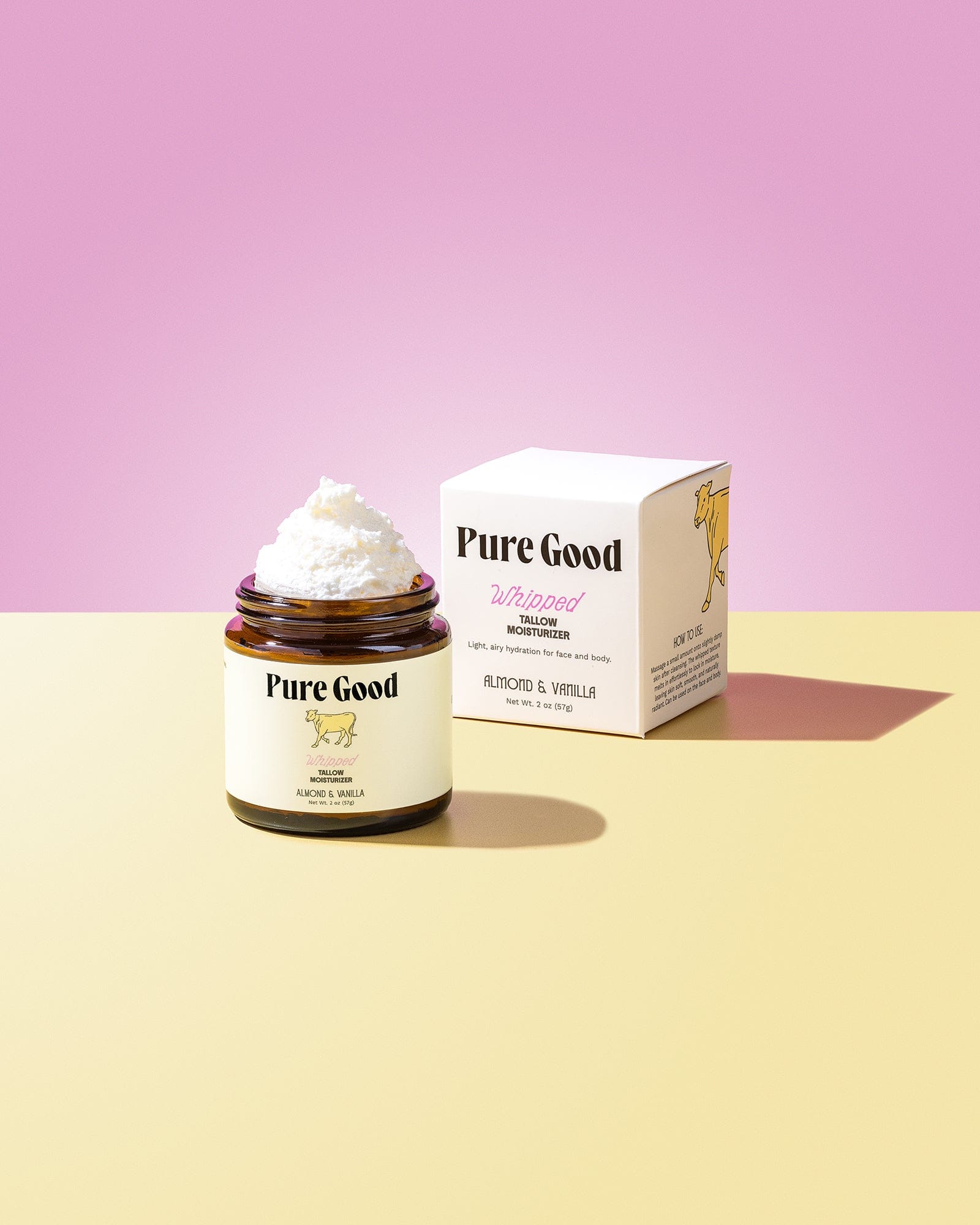 Pure Good LLC Whipped Tallow Balm Almond + Vanilla Whipped Tallow