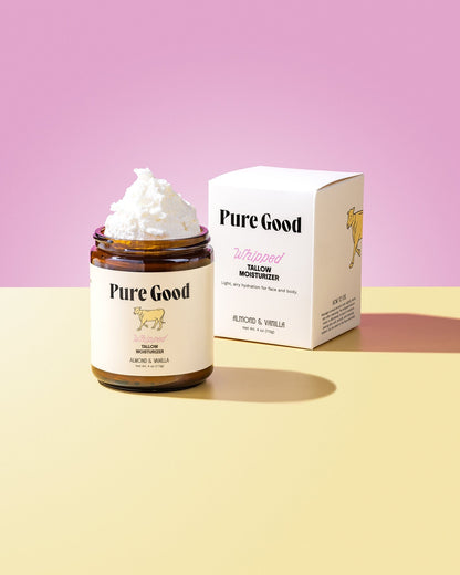 Pure Good LLC Whipped Tallow Balm Almond + Vanilla Whipped Tallow