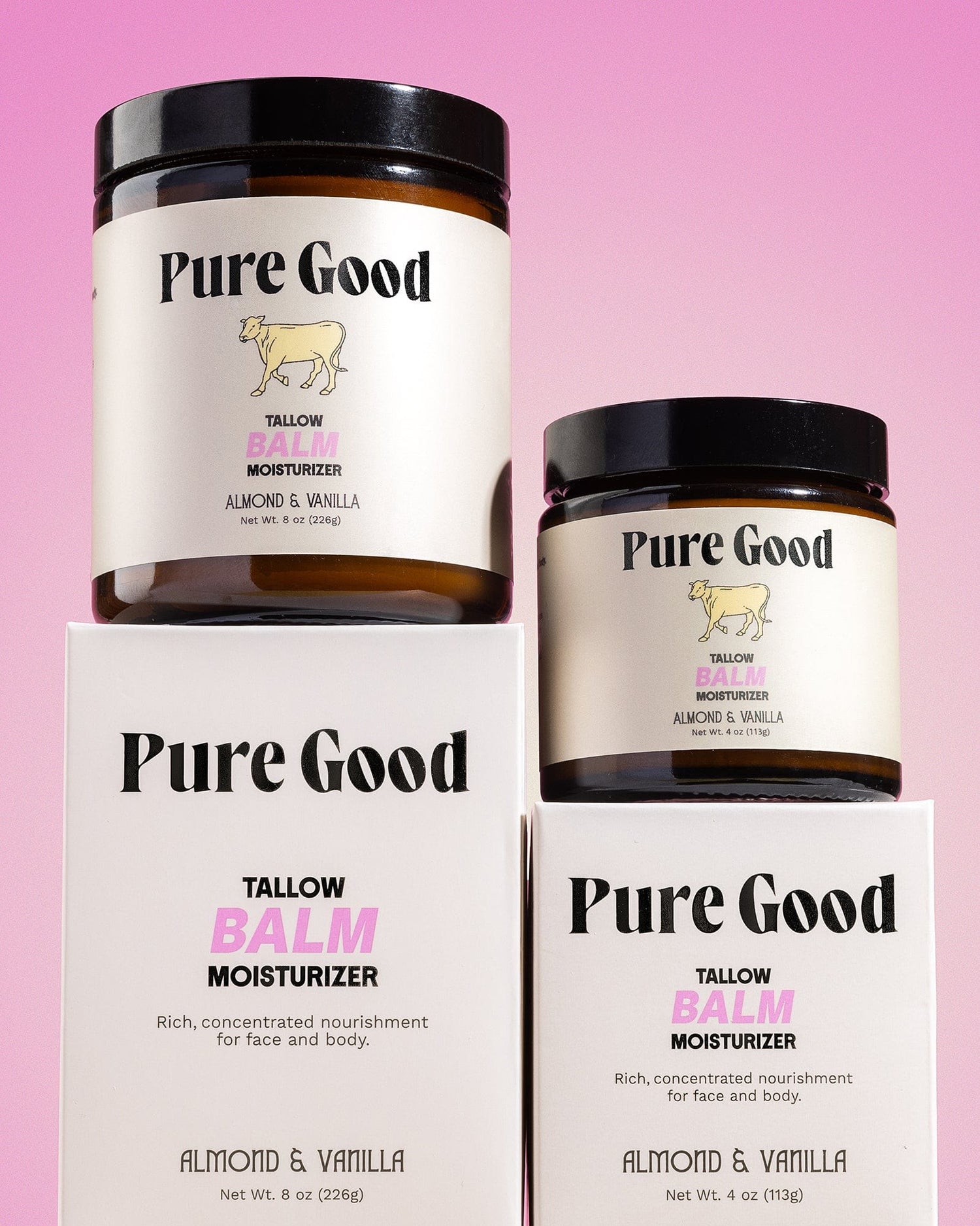 Pure Good LLC Whipped Tallow Balm Almond + Vanilla Tallow Balm