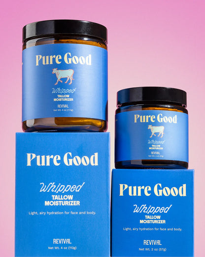 Pure Good LLC Lotion &amp; Moisturizer Revival Whipped Tallow - For youthful looking skin