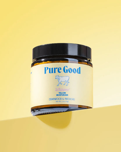 Pure Good LLC Lotion &amp; Moisturizer Cedarwood + Patchouli Whipped Tallow - Firming &amp; Balancing