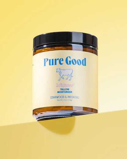 Pure Good LLC Lotion &amp; Moisturizer Cedarwood + Patchouli Whipped Tallow - Firming &amp; Balancing