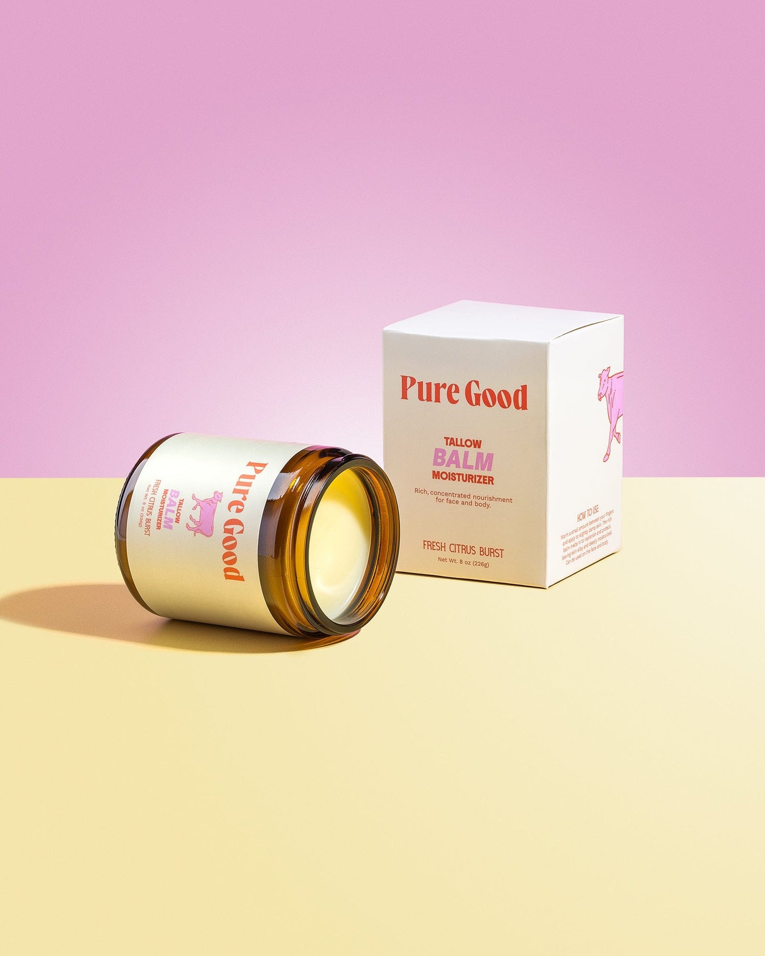 Pure Good LLC Whipped Tallow Balm Fresh Citrus Burst Tallow Balm - Hydration and Vitamin C