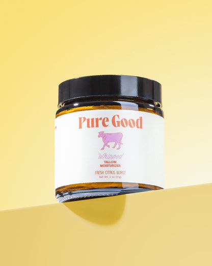 Pure Good LLC Whipped Tallow Balm Fresh Citrus Burst Whipped Tallow - Hydration and Vitamin C