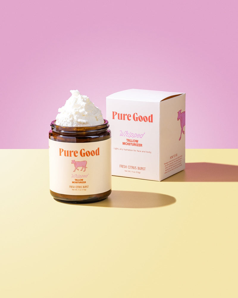 Pure Good LLC Whipped Tallow Balm Fresh Citrus Burst Whipped Tallow - Hydration and Vitamin C