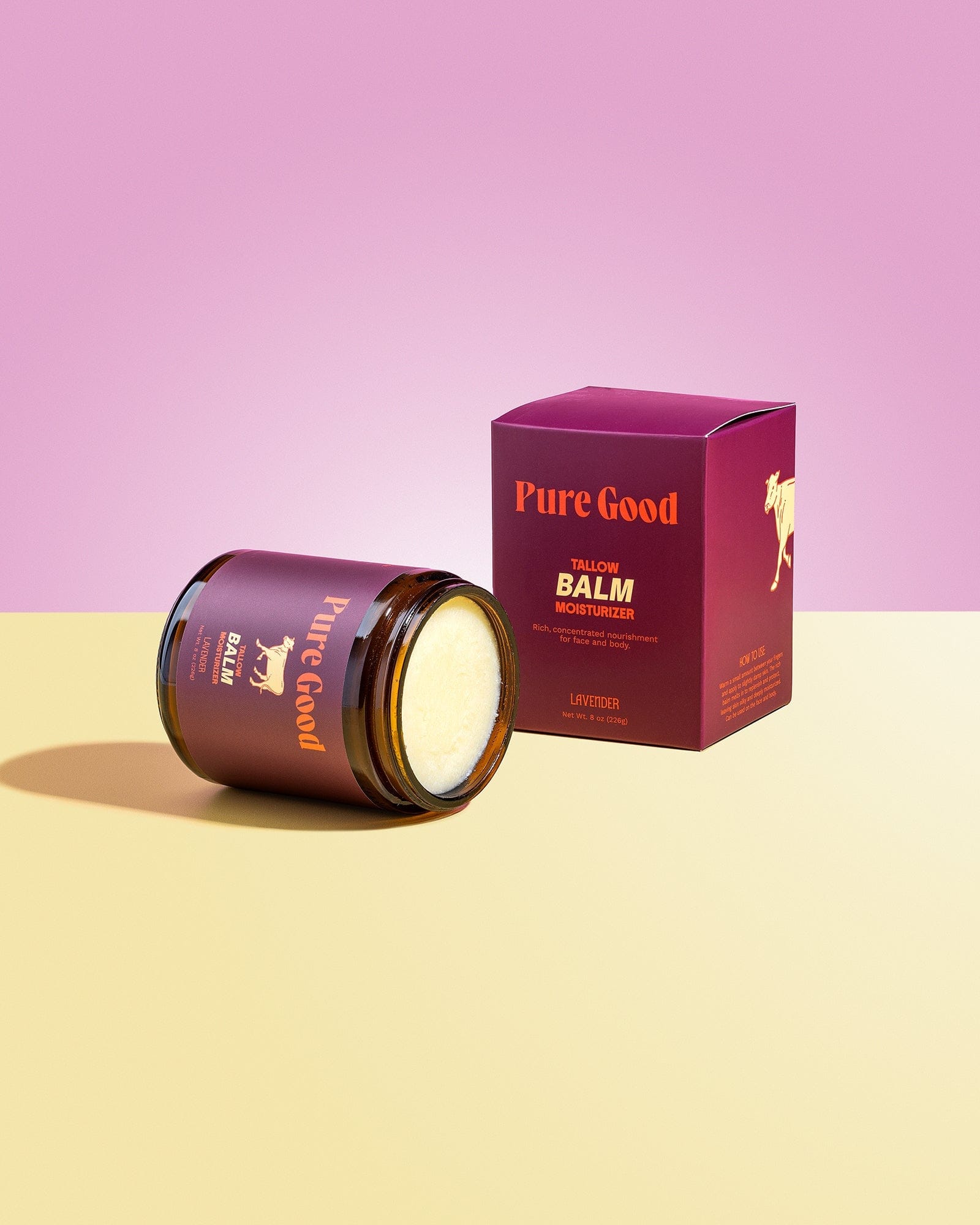 Pure Good LLC Whipped Tallow Balm Lavender Tallow Balm - Calming &amp; Restoring