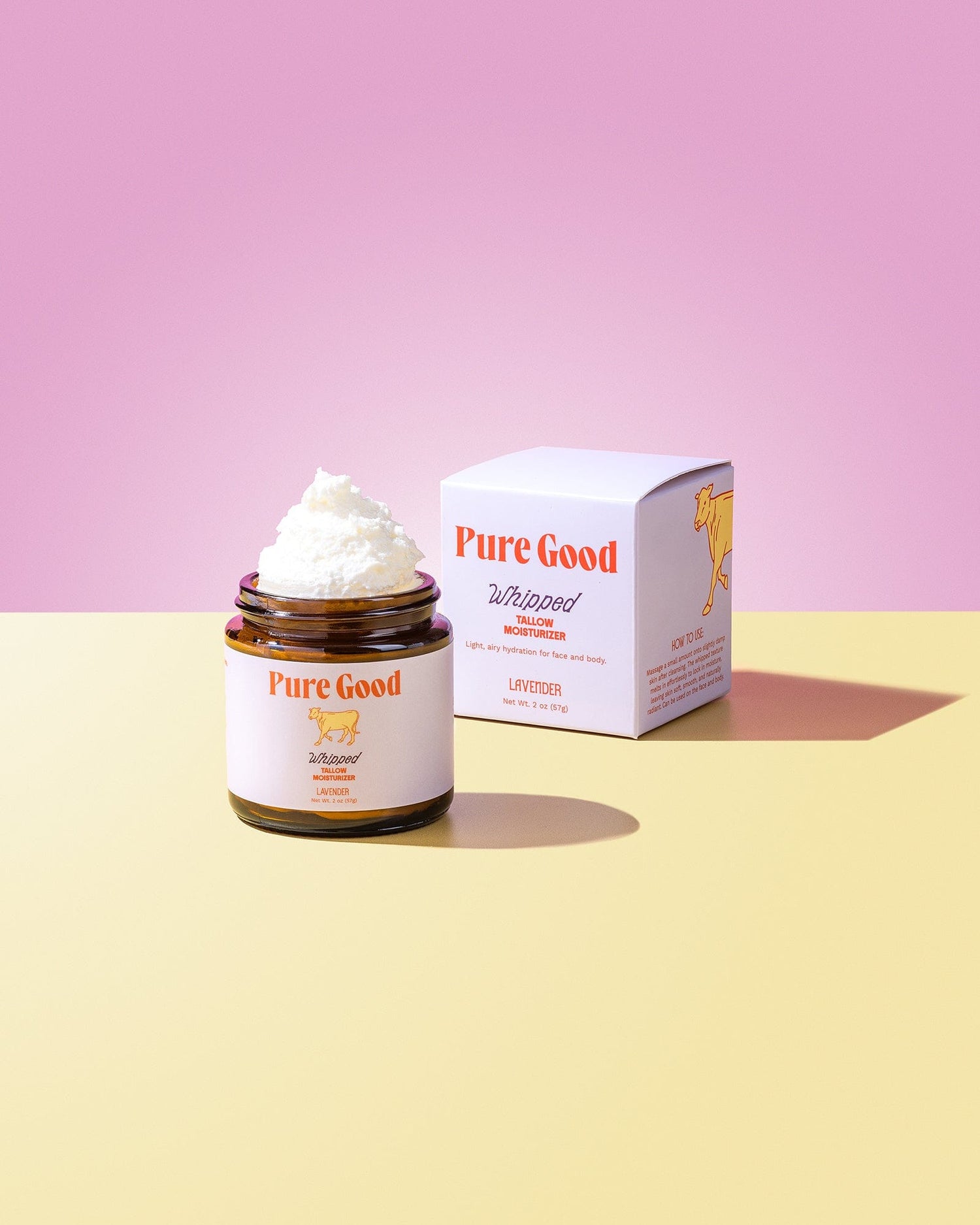 Pure Good LLC Whipped Tallow Balm Lavender Whipped Tallow - Calming &amp; Restoring