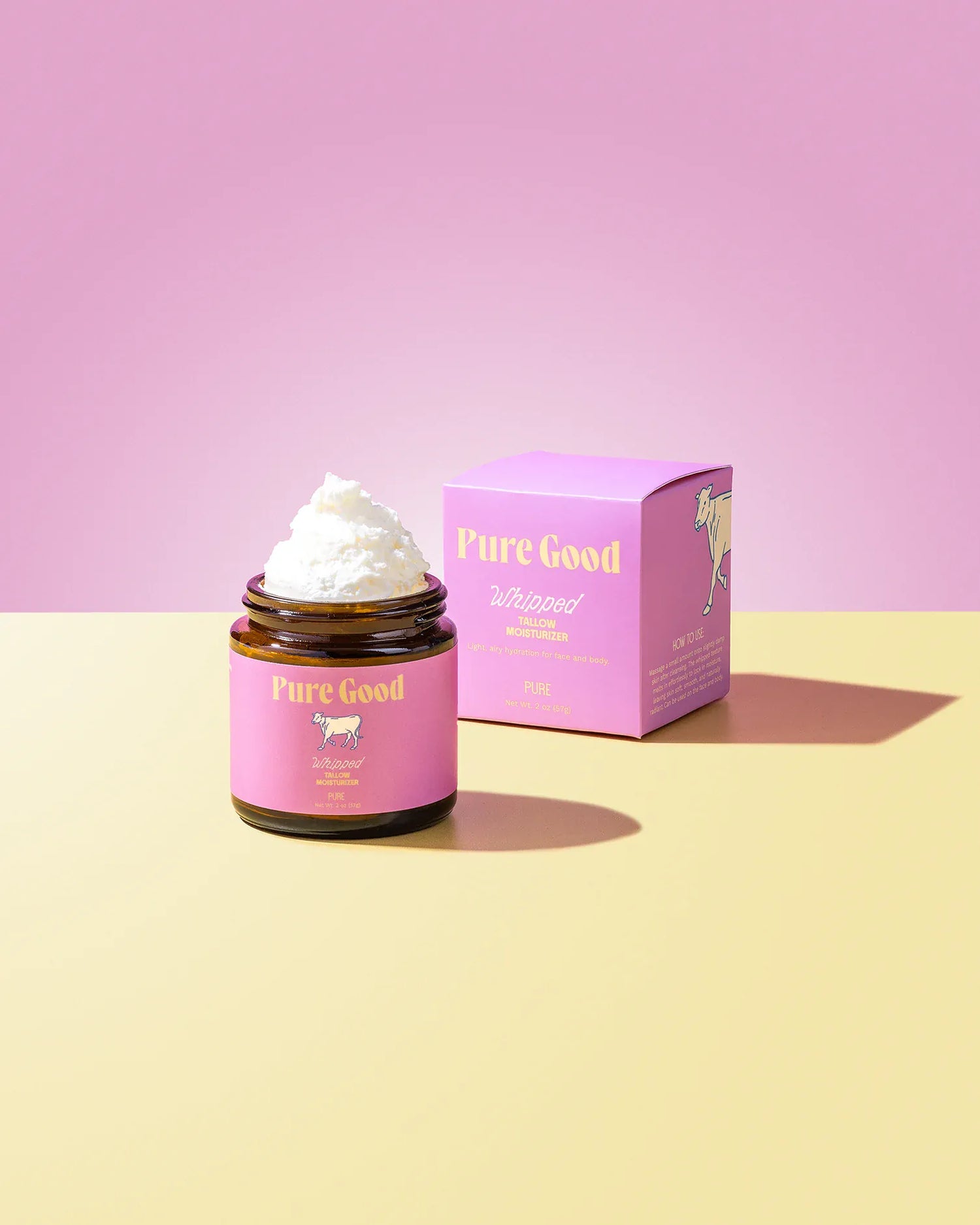 Pure Good LLC Moisturizer 4 oz Pure Whipped Tallow - For sensitive skin