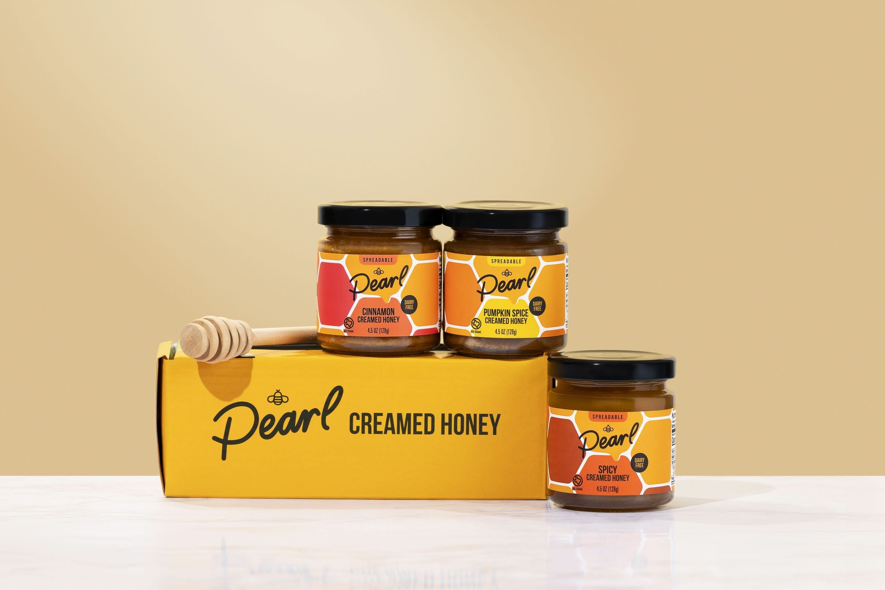 Pearl Honey Spreads The Spice Rack Honey Spread Variety 3 PACK - Gift Box