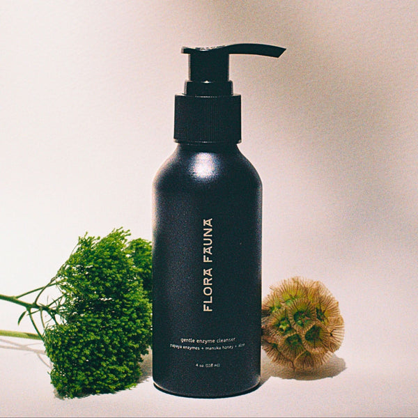 Black bottle labeled &