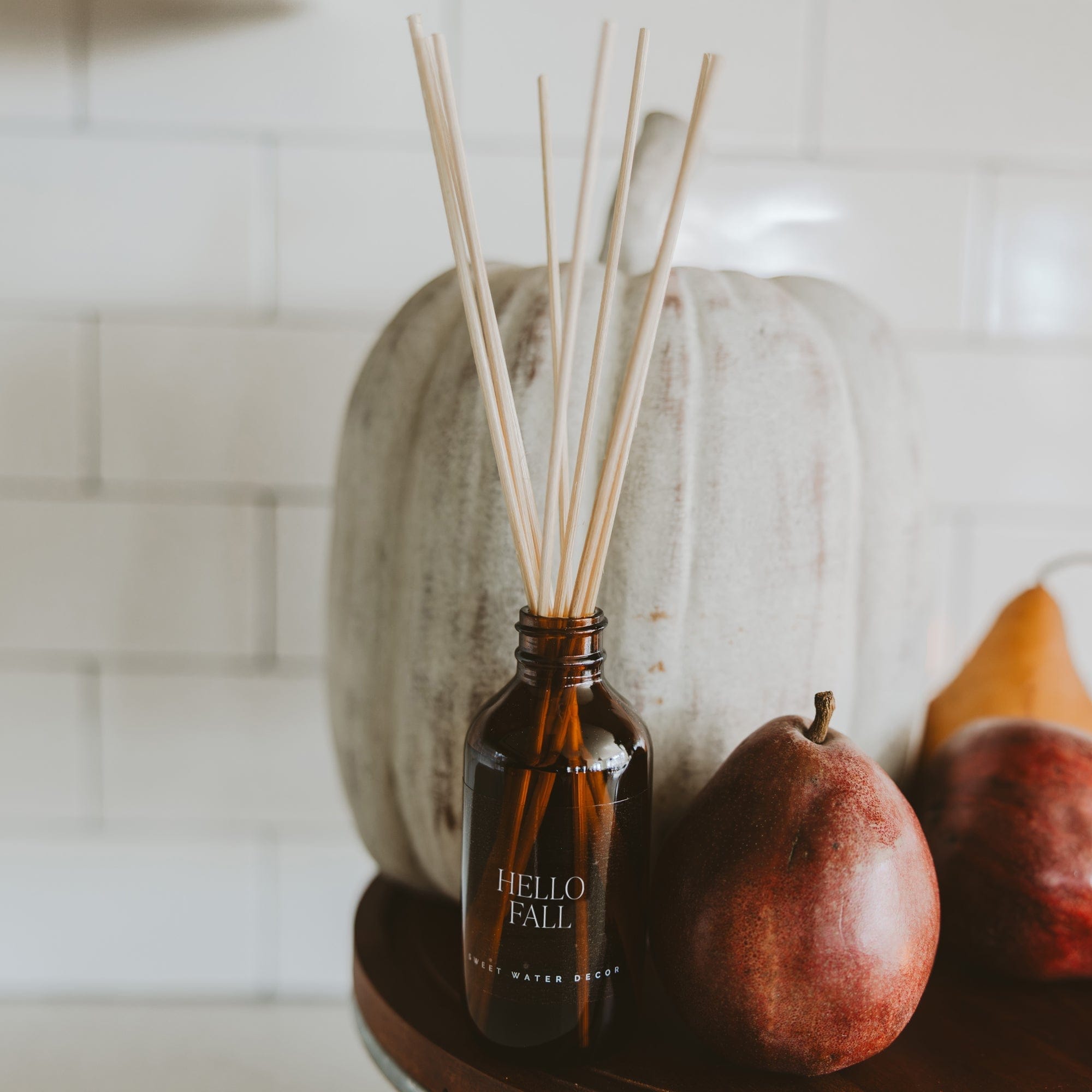 Sweet Water Decor Reed Diffusers Hello Fall Amber Reed Diffuser