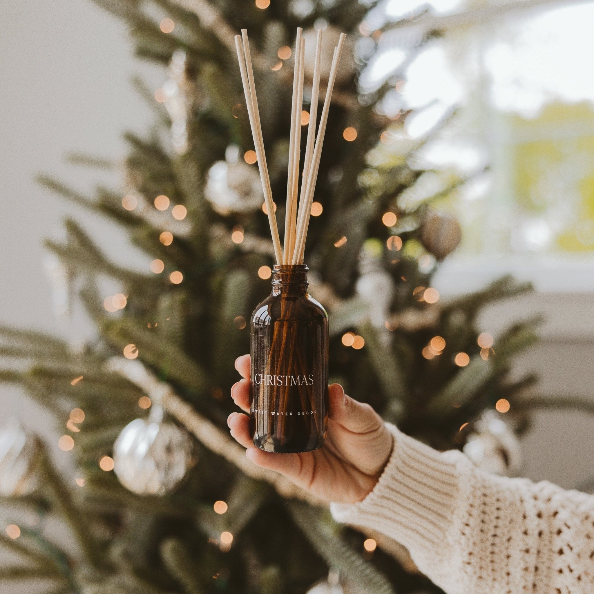 Sweet Water Decor Reed Diffusers Christmas Amber Reed Diffuser