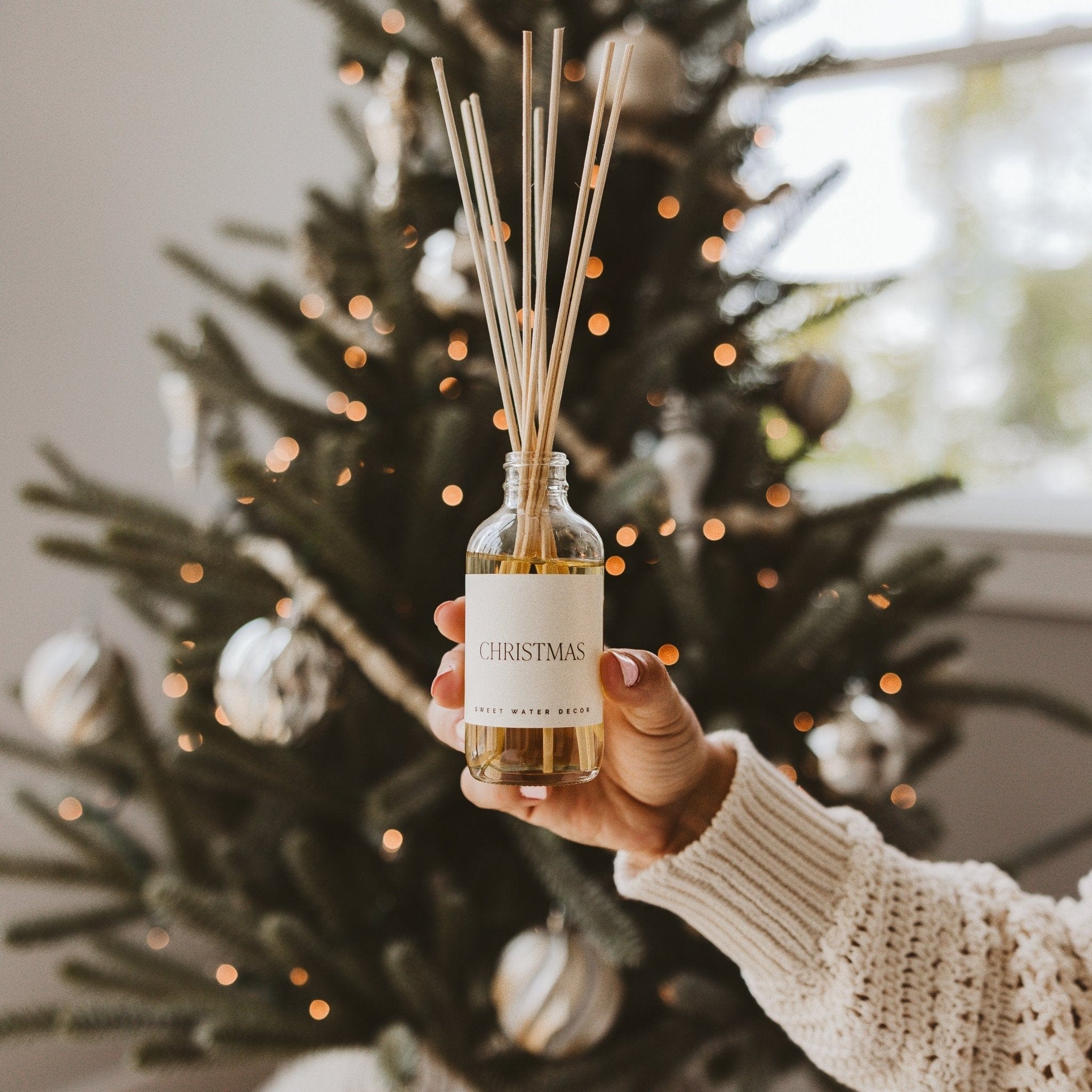 Sweet Water Decor Reed Diffusers Christmas Clear Reed Diffuser