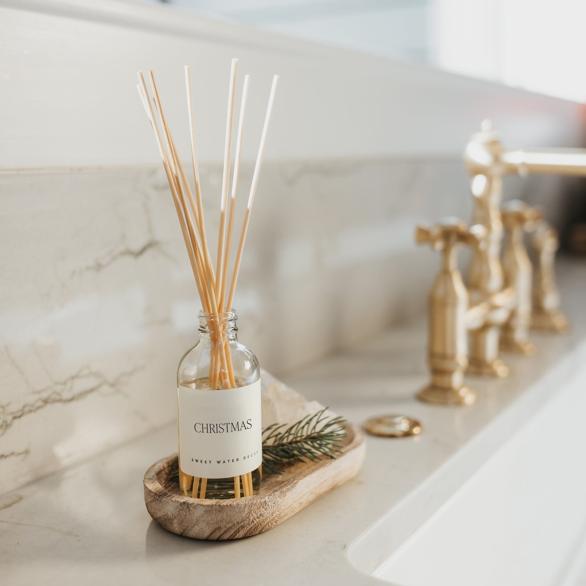 Sweet Water Decor Reed Diffusers Christmas Clear Reed Diffuser