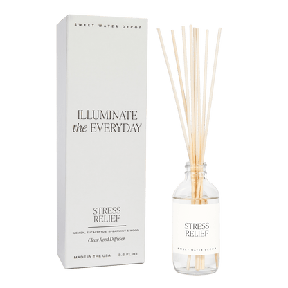 Stress Relief Clear Reed Diffuser