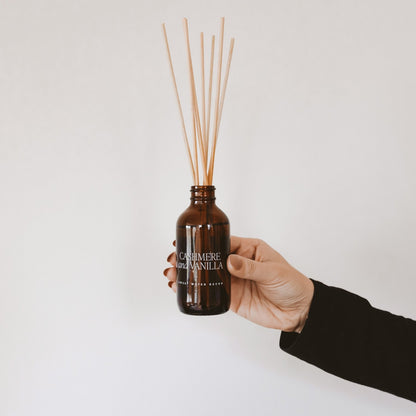 Cashmere and Vanilla Amber Reed Diffuser - My American Goods
