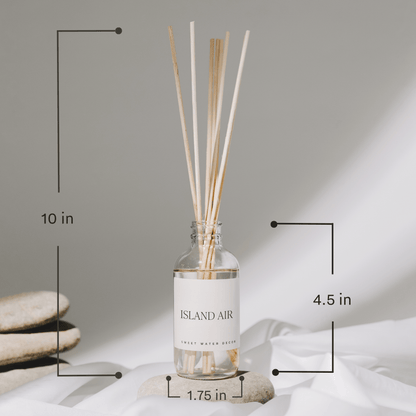 Sweet Water Decor Reed Diffusers Pumpkin Spice Clear Reed Diffuser