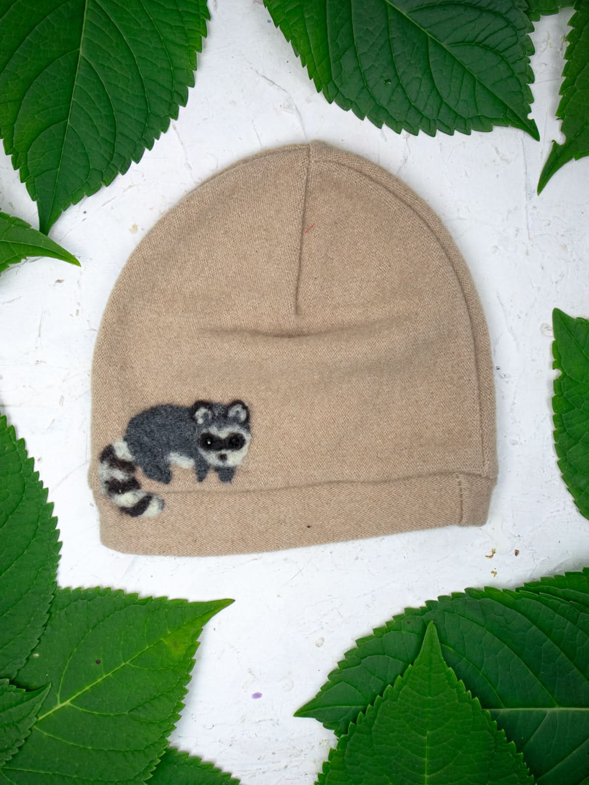 Ash &amp; Rose hat Raccoon Cashmere Hat - Toddler