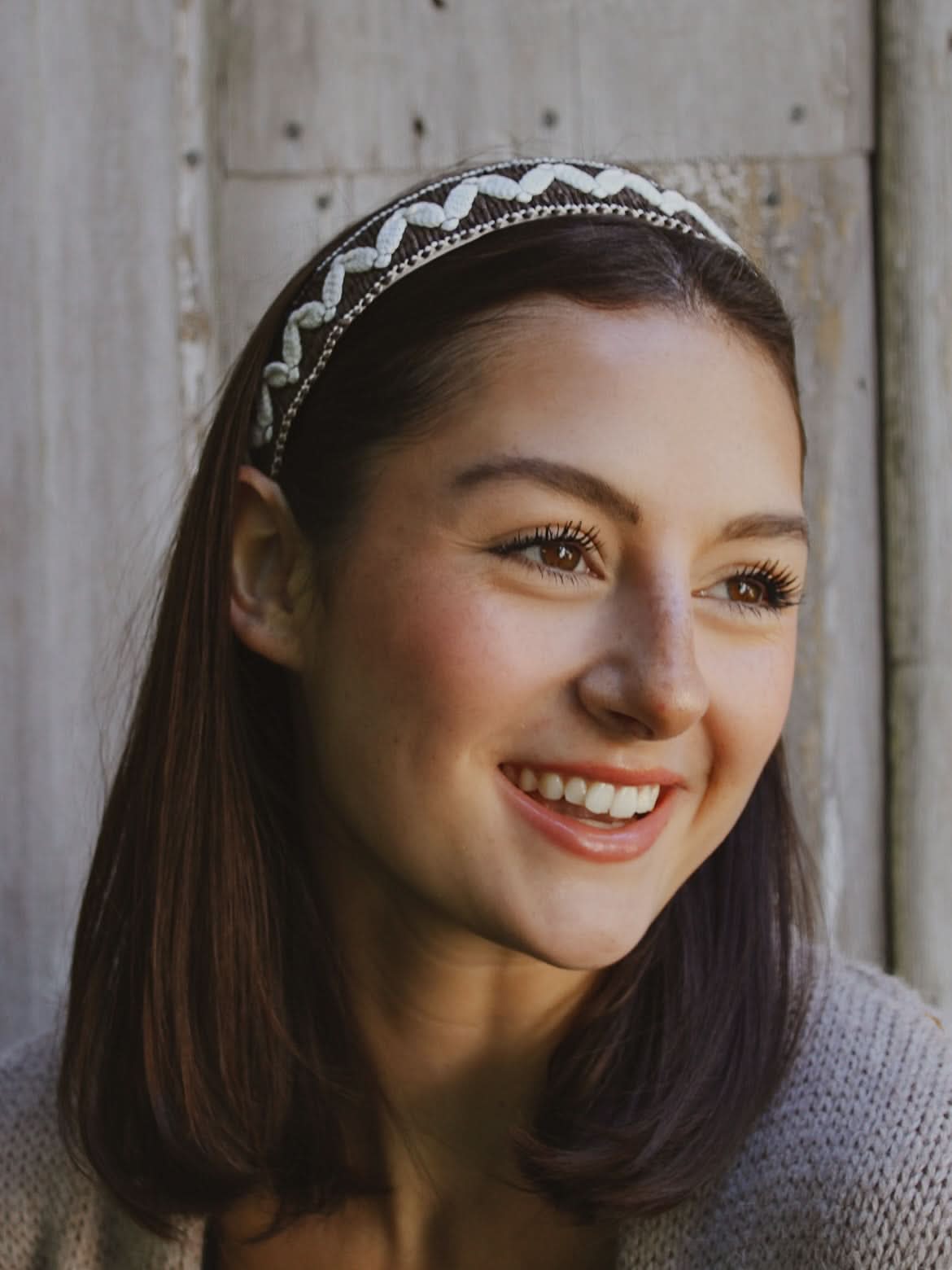 Ash &amp; Rose Raffia Ribbon Headband