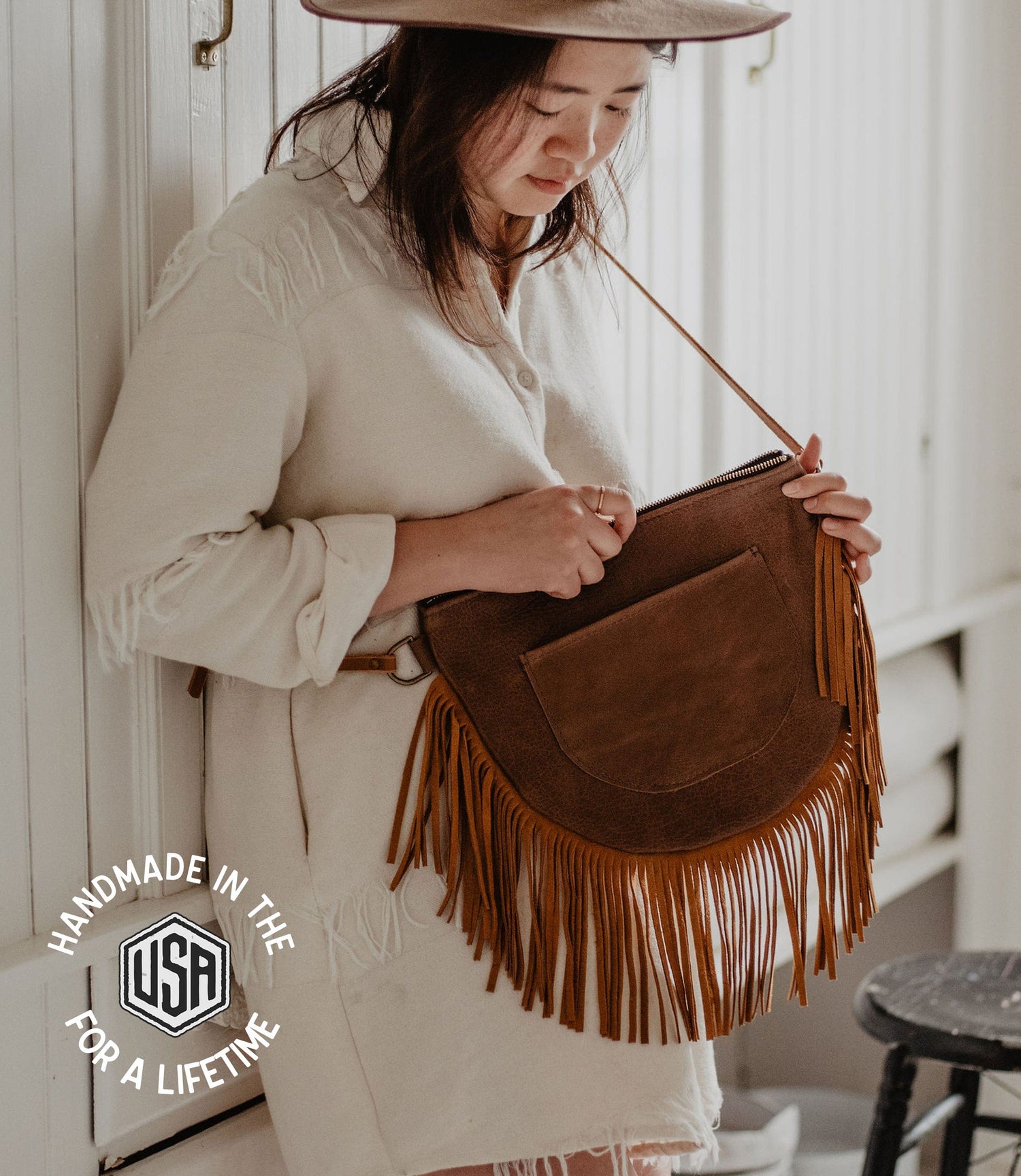 The Local Branch Leather The Range Bag - USA Made