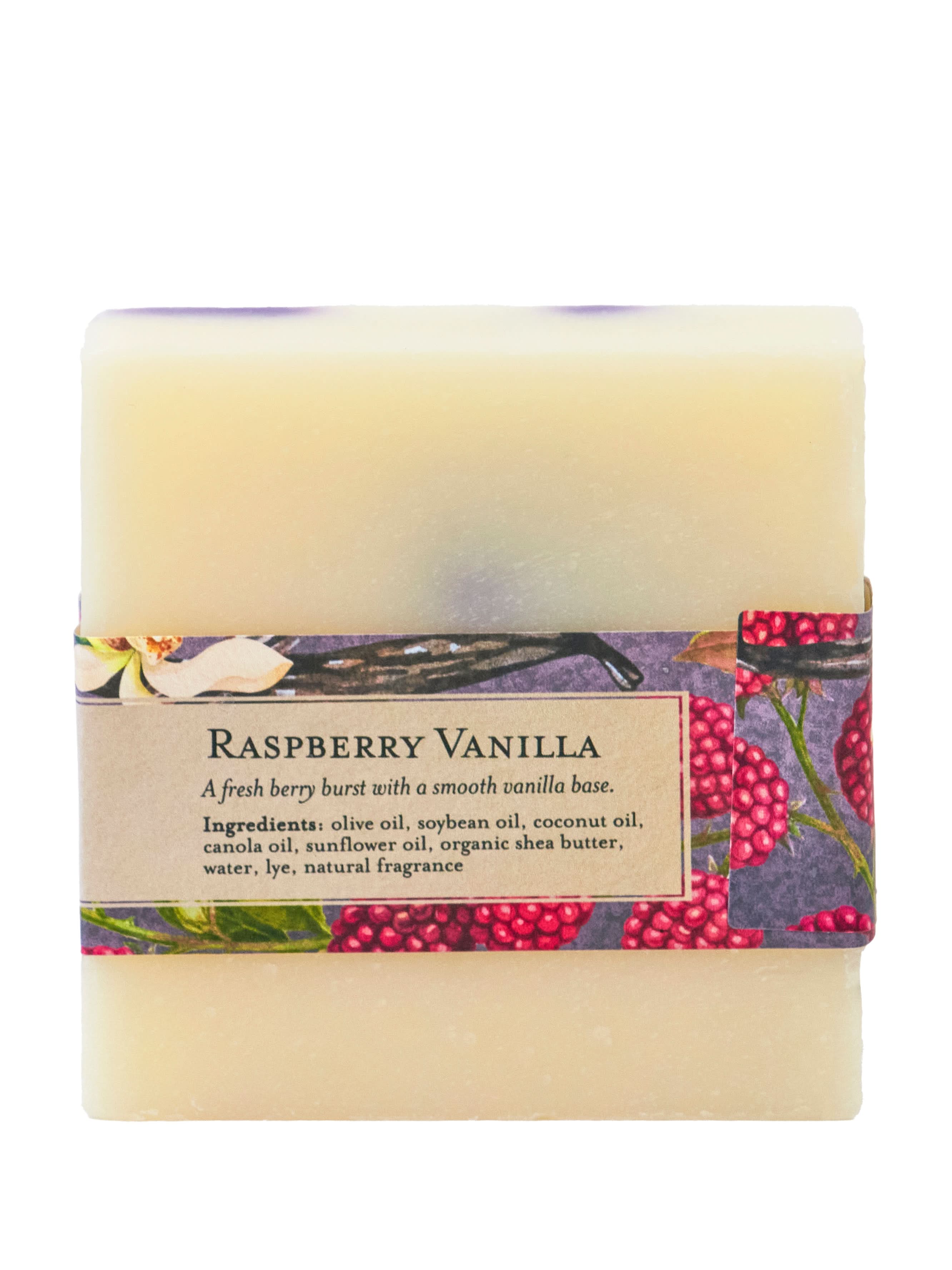 Ash &amp; Rose Bar Soap Raspberry Vanilla Soap Bar
