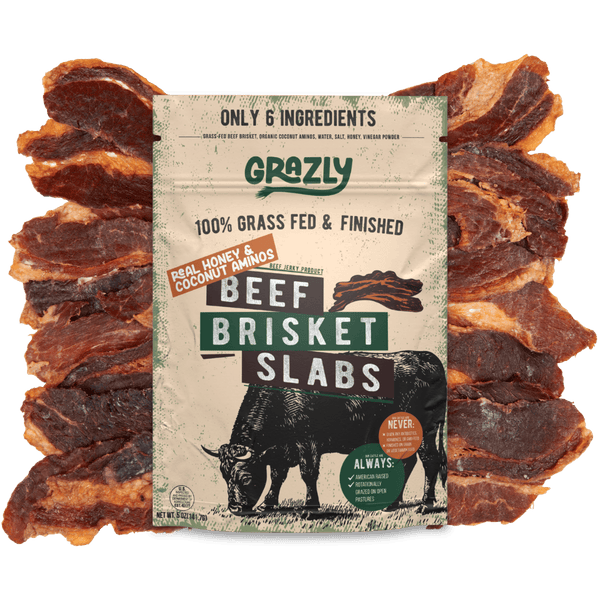 Grazly 1 Pack Raw Honey & Coconut Aminos Brisket Slabs