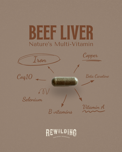 USA Beef Liver Capsules - My American Goods