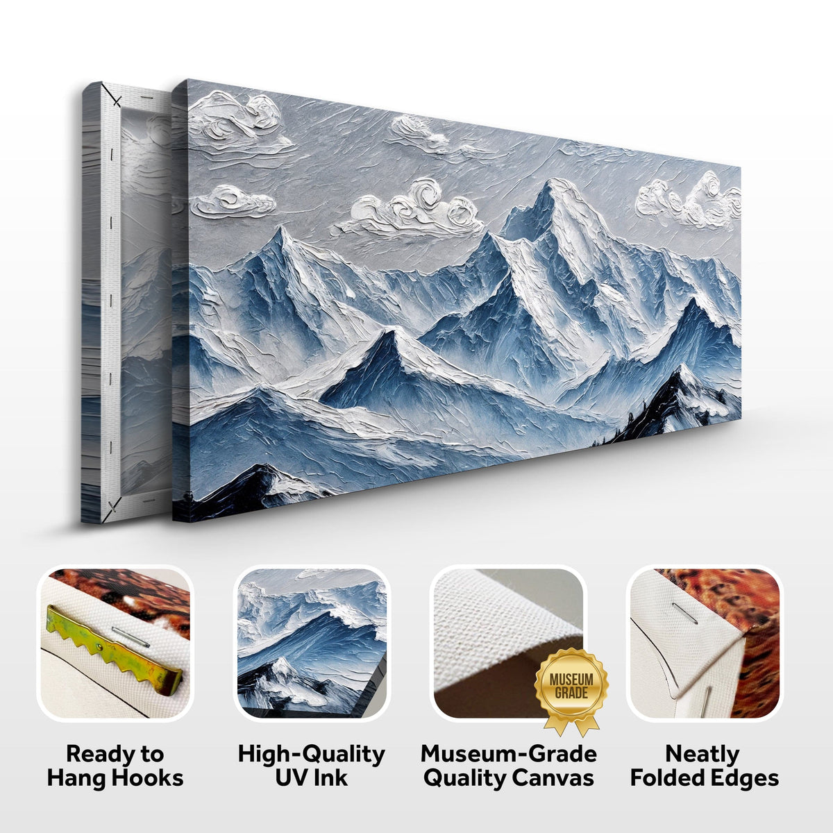 Tailored Canvases Canvas Mountain Minimalist Wall Art