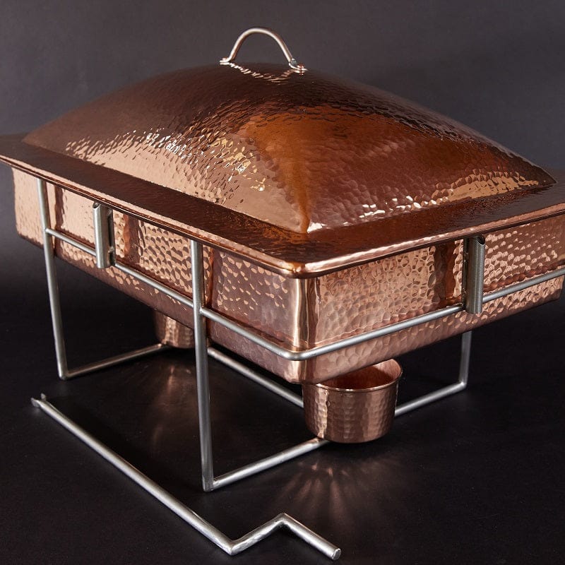 Sertodo Catering &amp; Entertaining Syracuse Rectangular Copper Chafer, 8 qt
