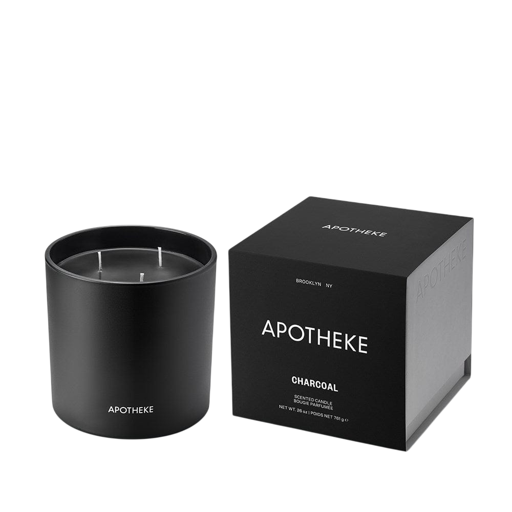 APOTHEKE 3-Wick Candles Charcoal 3-Wick Candle