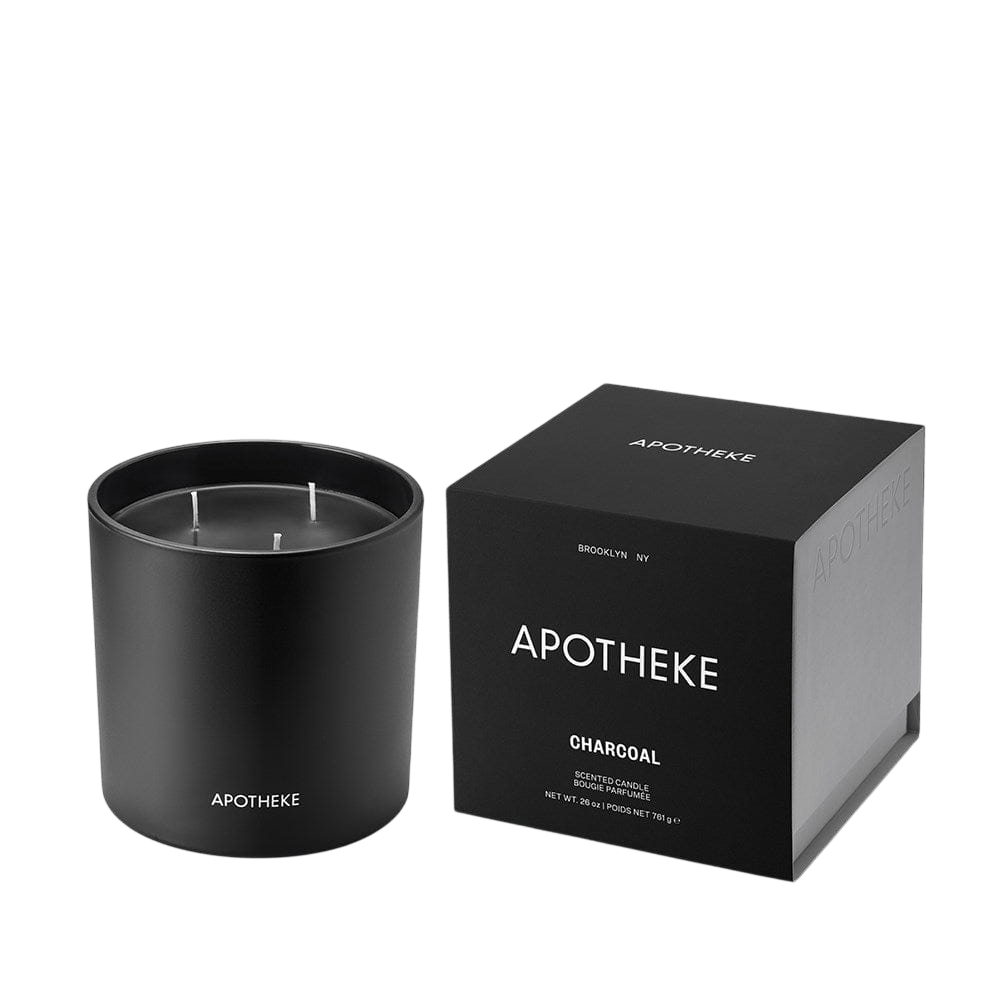APOTHEKE 3-Wick Candles Charcoal 3-Wick Candle
