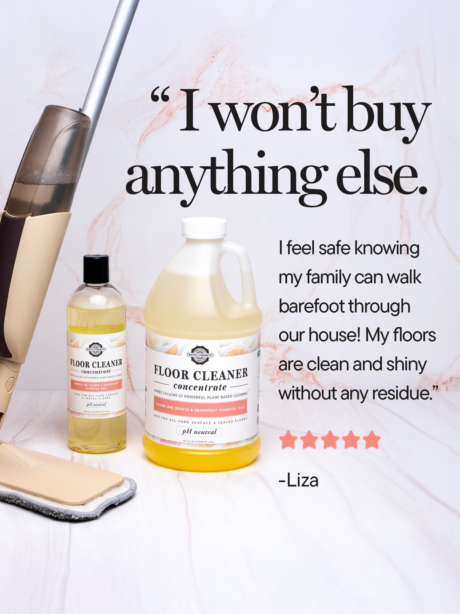 Floor Cleaner Concentrate | Bergamot &amp; Cypress