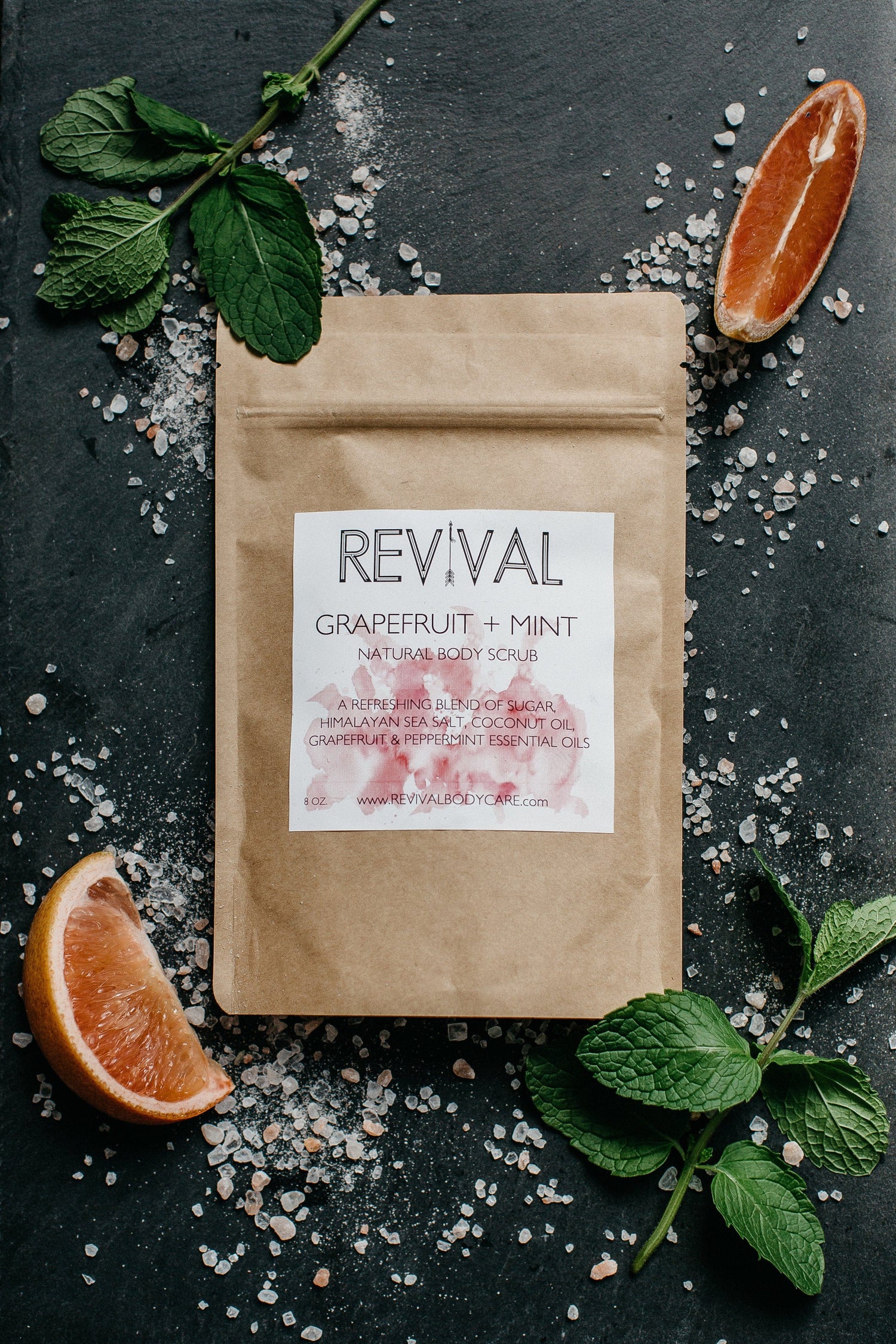 Revival Body Care BODY SCRUB GRAPEFRUIT + MINT BODY SCRUB