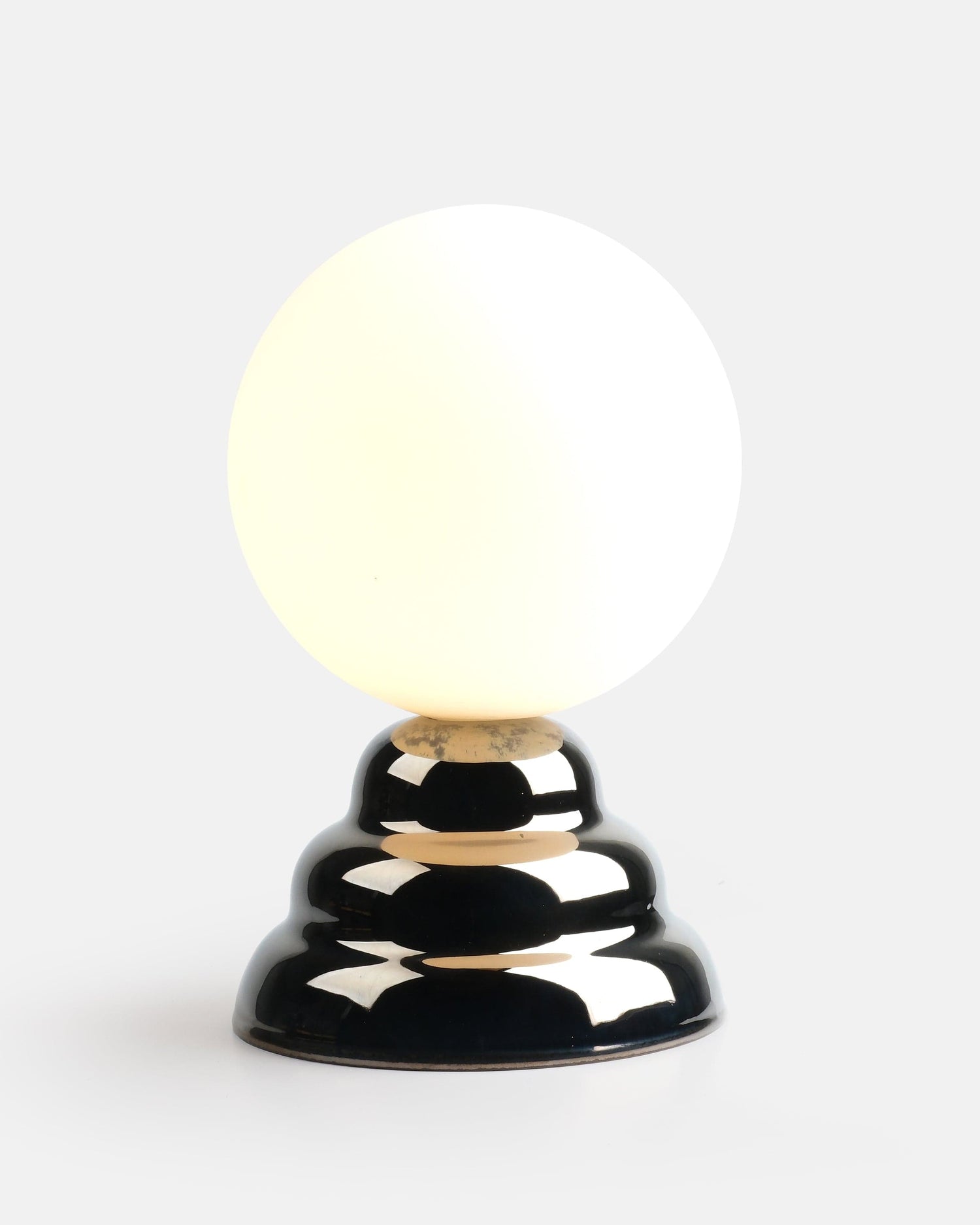 Misewell Lamps Chrome Ripple III Table Lamp