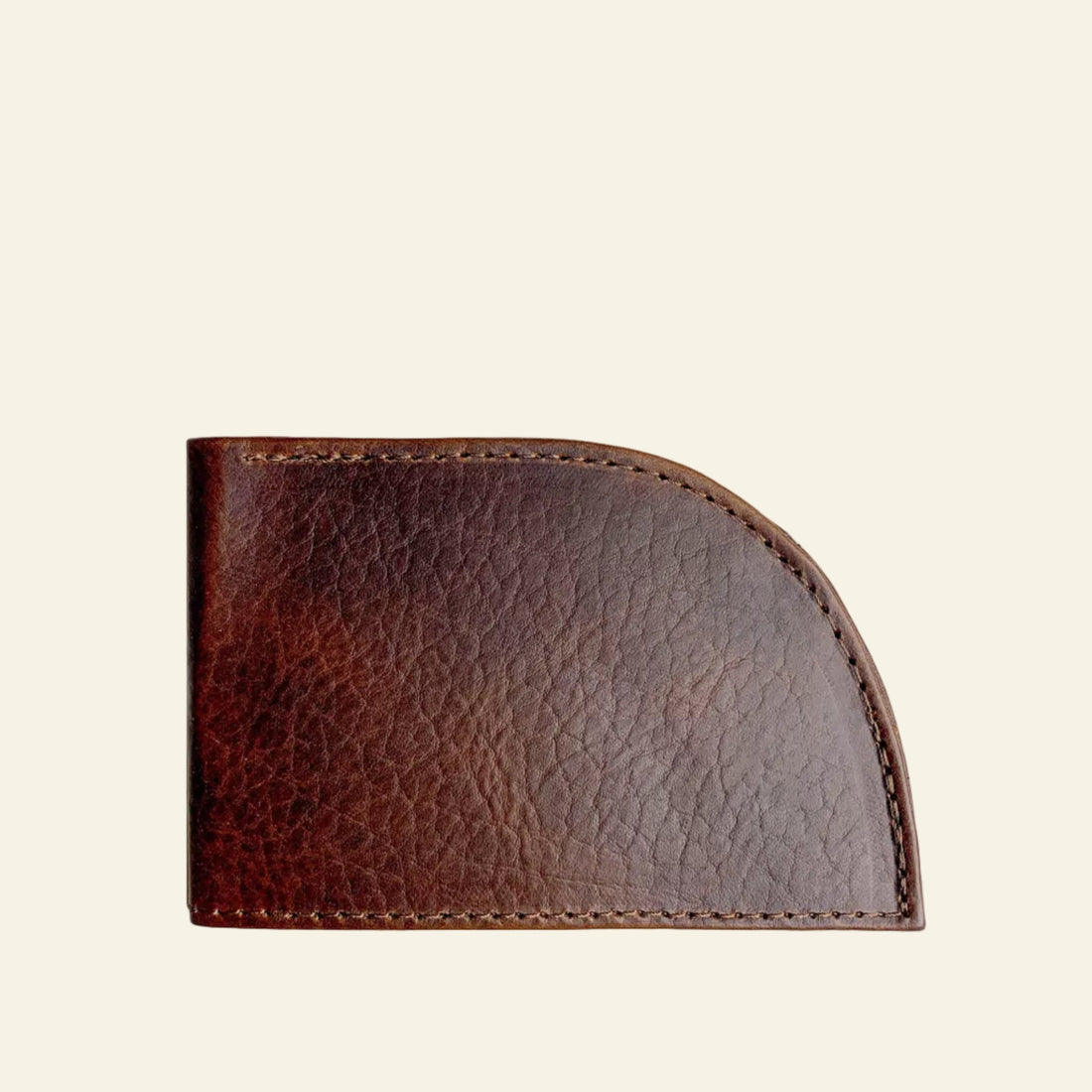 Rogue Industries Wallet 3 Card Slots w ID Window - Brown Bison Rogue Front Pocket Wallet in Horween Bison