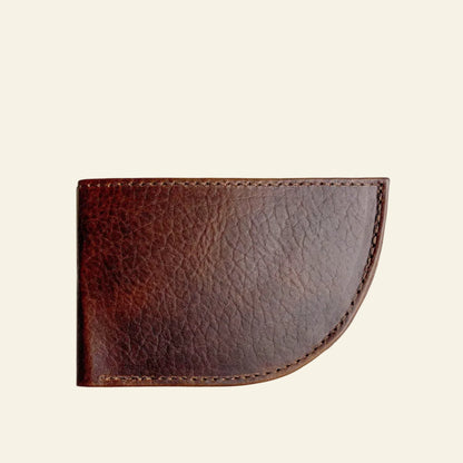 Rogue Industries Wallet Nantucket Style Horween BIson Leather (6 cc slots) Nantucket Front Pocket Wallet in Horween Bison