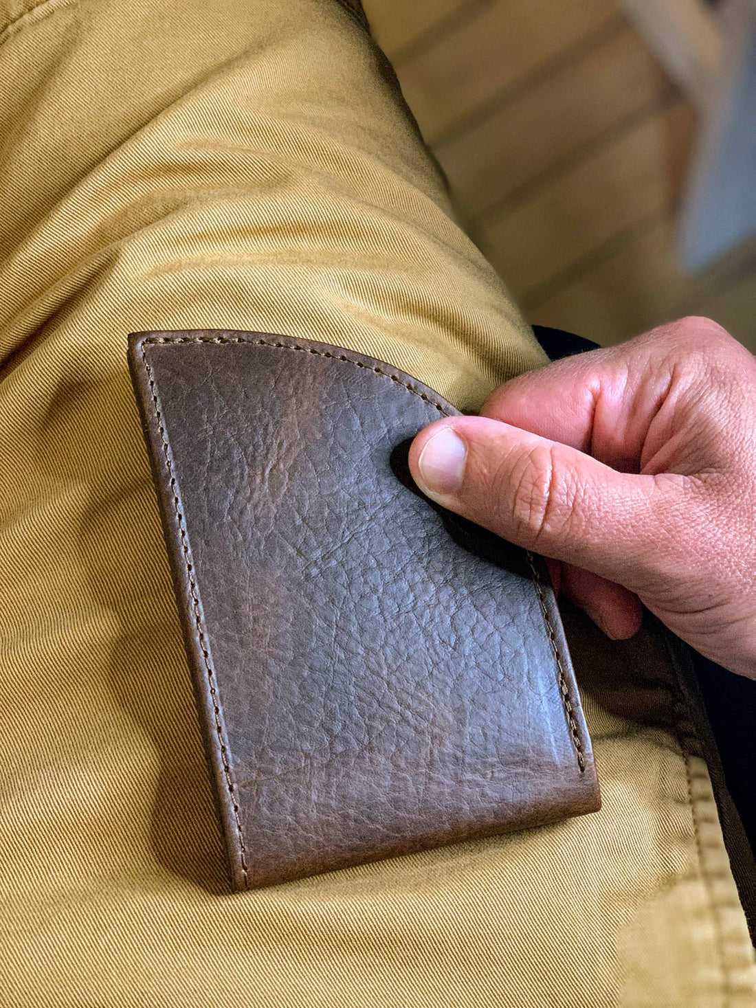Rogue Industries Wallet Rogue Front Pocket Wallet in Horween Bison