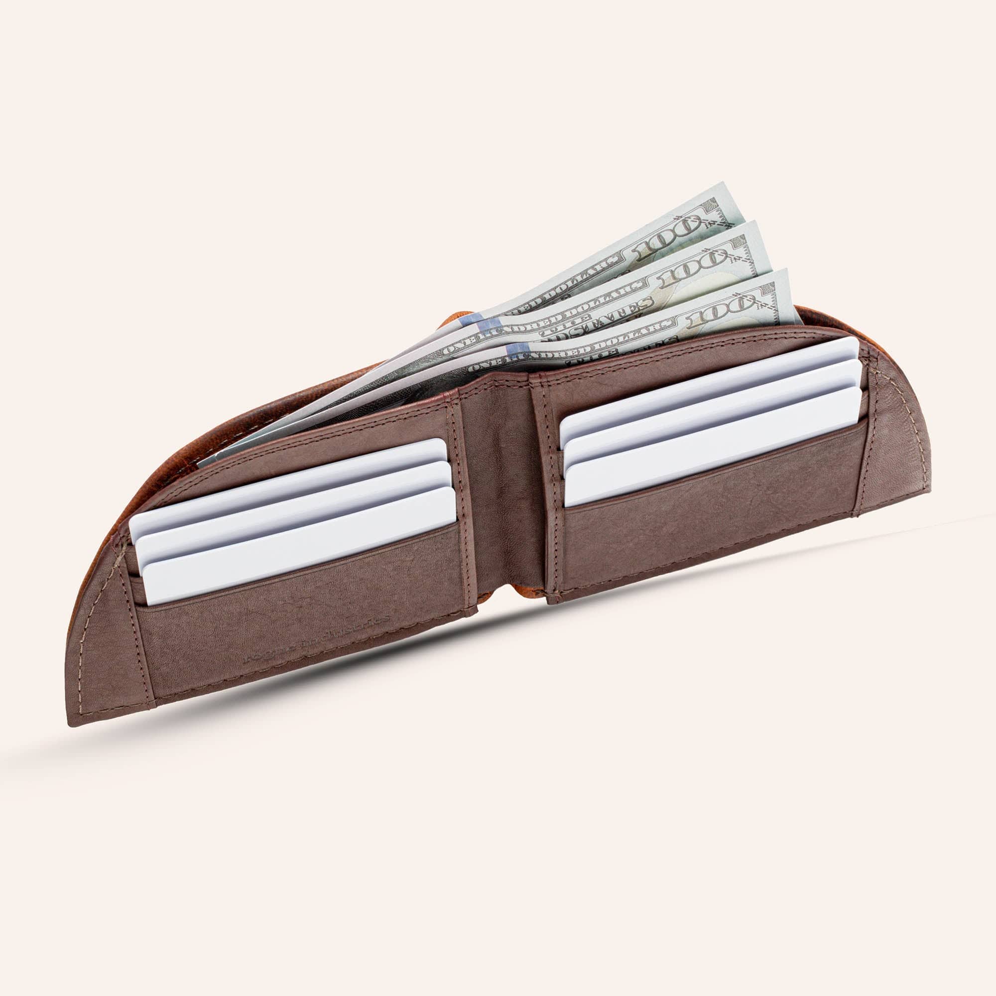 Rogue Industries Wallet 6 Card Slots - Bourbon Rogue Front Pocket Wallet - Classic Made in Maine Edition