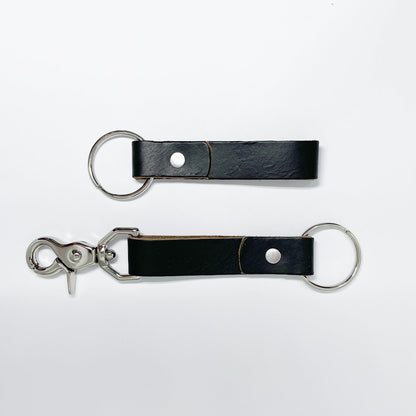 Rogue Industries Key Chain Black Leather with Latch Leather Key Chain