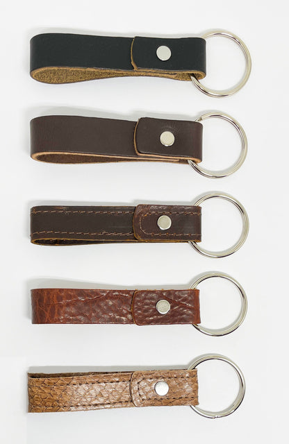 Rogue Industries Key Chain Salmon Leather Leather Key Chain