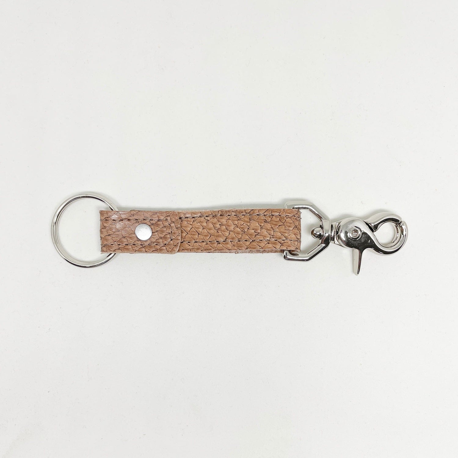 Rogue Industries Key Chain Salmon Leather with Latch Leather Key Chain
