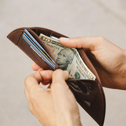 Rogue Industries Wallet American Bison Leather Front Pocket Wallet