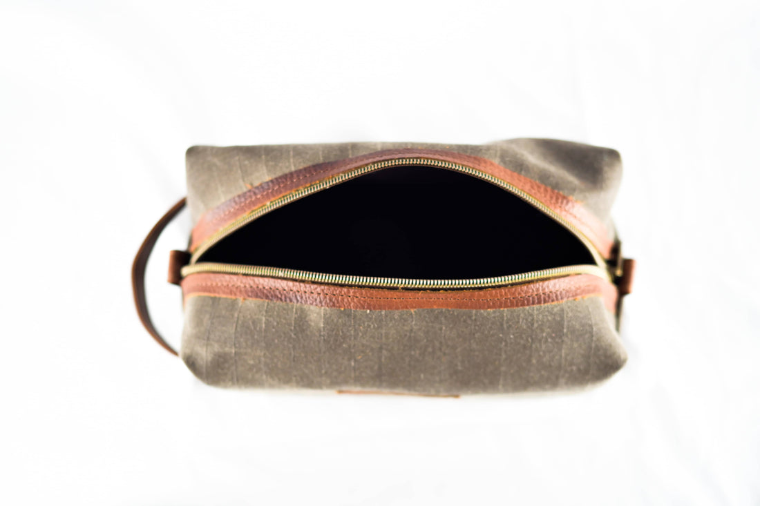 Rogue Industries Dopp Kit Waxed Canvas Dopp Kit