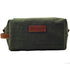 Rogue Industries Dopp Kit Green Waxed Canvas Dopp Kit