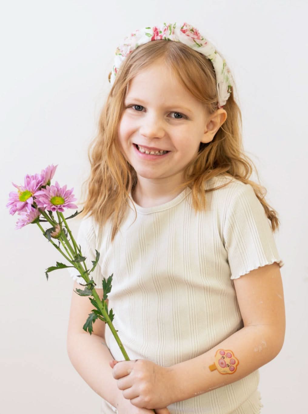Ash &amp; Rose Headbands Flower Girl Rose Confection Child Headband