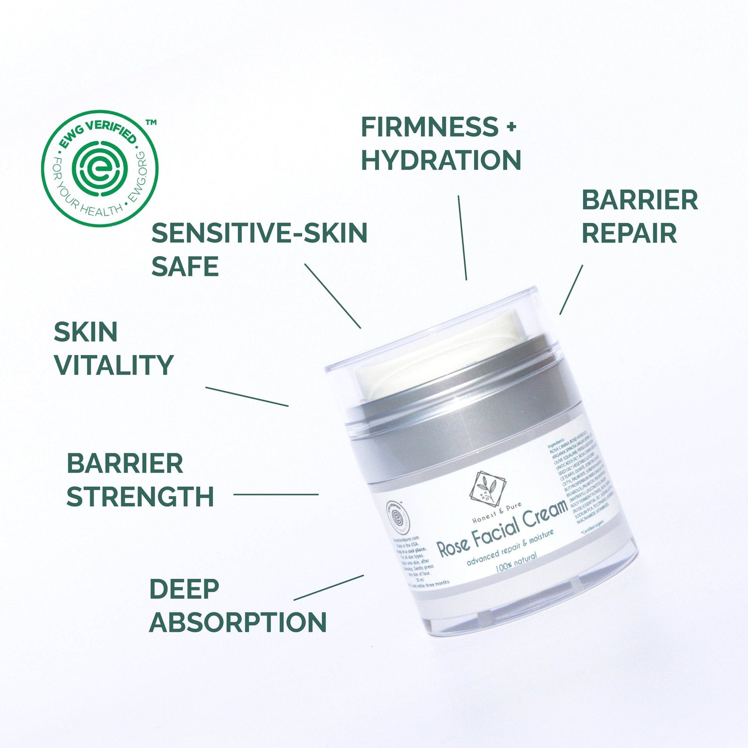 Rose Facial Cream - My American Goods
