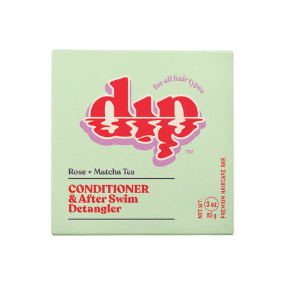 Dip Conditioner Bar &amp; After Swim Detangler - Rose &amp; Matcha Tea