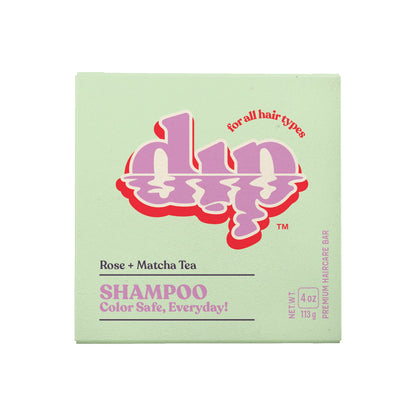 Dip Shampoo Bar: Color Safe, Everyday - Rose &amp; Matcha Tea